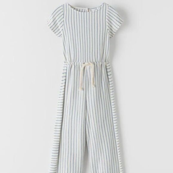 Zara Striped Jumpsuit - Picture 1 of 9